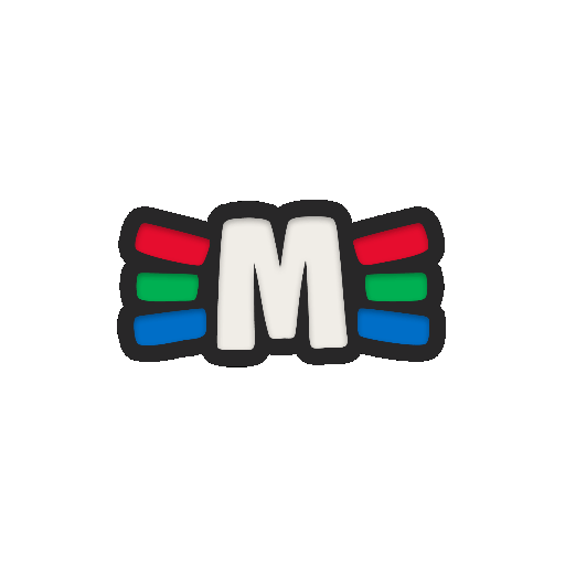 Spinning M GIF